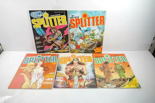 Splitter  Comic Journal Band 1 - 5 SC   Zustand   : 1 - 2     ( L)