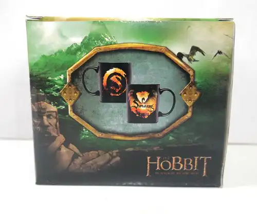 DER HOBBIT Smaug Tasse Kaffeebecher Mug Lord Of The Rings MMMedia Neu (L)