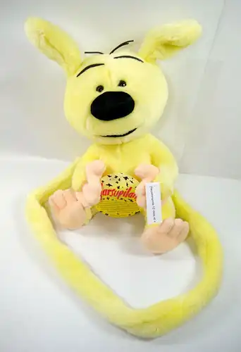 MARSUPILAMI Baby Bibu sitzend Stofftier plush ca.25cm Nounours Ajena Neu (K13)