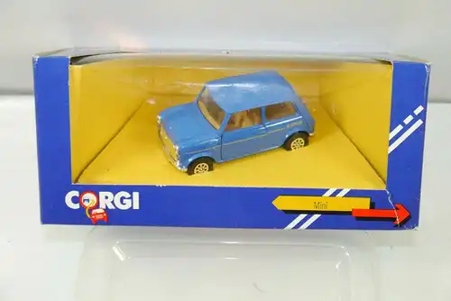 CORGI C330/7 Mini Cooper Mayfair blau Metall Modellauto 1:43 (K70) #09
