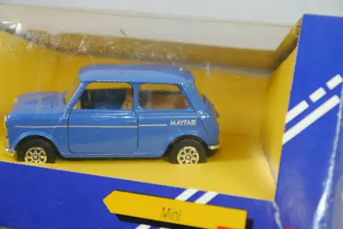 CORGI C330/7 Mini Cooper Mayfair blau Metall Modellauto 1:43 (K70) #09