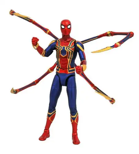MARVEL SELECT Avengers Spider-Man Actionfigur DIAMOND SELECT TOYS ca.18cm (L)