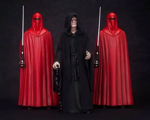 Star Wars Statuen 3-Pack Emperor Palpatine & The Royal Guards 1:10 ( L) *