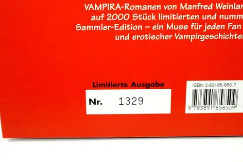 VAMPIRA Der Comic - Das Dorf hinter den Spiegeln Comic HC Limitiert BASTEI MF19