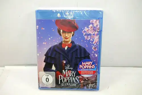 Disney MARY POPPINS Rückkehr ( 2018 ) Blu-ray / Emily Blunt Dick Van Dyke (WR4)