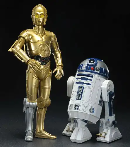 STAR WARS R2-D2 & C-3PO Figur Statue ARTFX + Kotobukiya 1:10 Neu (KB19) *