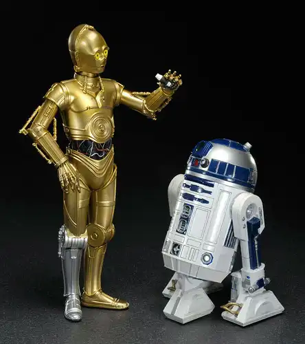 STAR WARS R2-D2 & C-3PO Figur Statue ARTFX + Kotobukiya 1:10 Neu (KB19) *