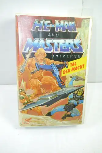 HE-MAN AND THE MASTERS OF THE UNIVERSE Tal der Macht VHS Kassette (K31)