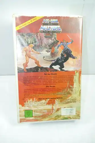 HE-MAN AND THE MASTERS OF THE UNIVERSE Tal der Macht VHS Kassette (K31)