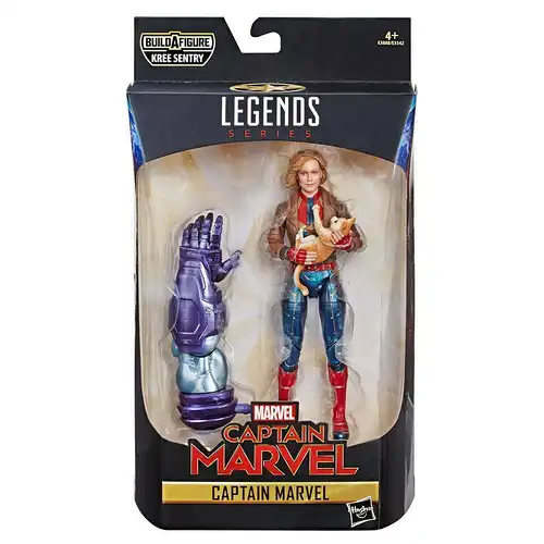 MARVEL LEGENDS Series Captain Marvel mit Katze  Hasbro Kree Sentry   (L)