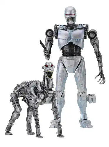 ROBOCOP versus Terminator Doppelpack EndoCop & Terminator Dog Neca ca.18cm (L)