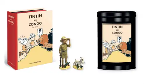 TIM & STRUPPI im Kongo Colorized VO Comic + Pixi Figur + Kaffee mit Dose #C (L)*