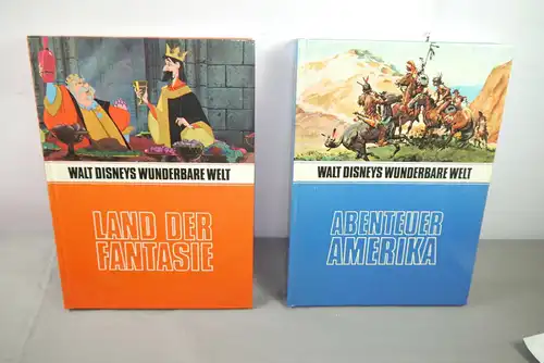Walt Disneys Wunderbare Welt in 4 Bänden HC mit Schuber Ehapa   (MF11)