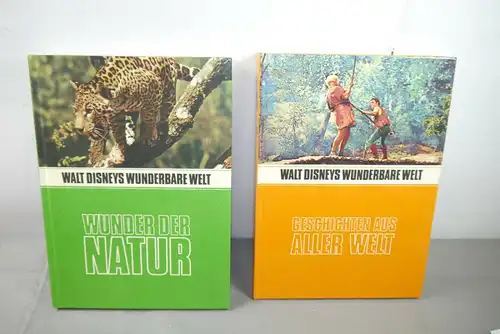 Walt Disneys Wunderbare Welt in 4 Bänden HC mit Schuber Ehapa   (MF11)