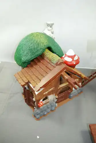 SCHLÜMPFE Smurfs Windmühlen + Hof  / Bauernhof   SCHLEICH (F22)