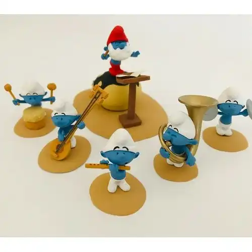 DIE SCHLÜMPFE Smurfs Schlumpforchester Teil1 FARIBOLES Limitiert Neu (L)*