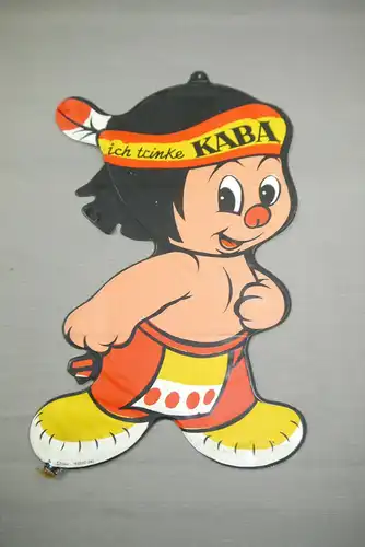 KABA Disney klein Adlerauge Werbefigur aufblasbar Gummi  60er - 70er Jahre (K11)
