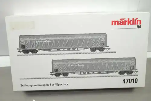 Märklin 47010 Schiebeplanenwagen-Set / Epoche V   H0 ( WR4 )