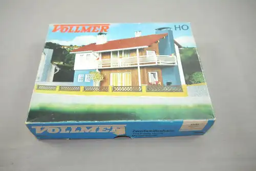 VOLLMER 3720 Zweifamilienhaus   Plastik Modellbausatz H0 (K27)