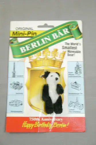 Heike Bär Mini Pin Berliner Bär Panda Bär 750 Jahre Berlin ca.7cm  (K66)