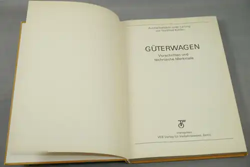Güterwagen transpress VEB Verlag  Buch HC  Z : gut  (WR5)