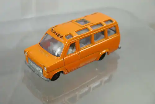 SIKU V334 V264  Ford Transit  Schulbus ca. orange 8,5 cm (K66) #4