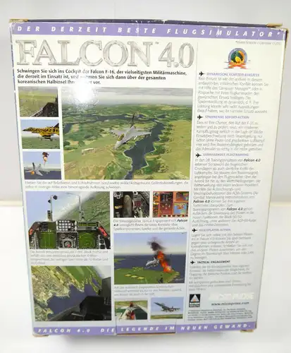 FALCON 4.0 Spiel CD-Rom MICRO PROSE komplett auf Deutsch Flugsimulator (K13)