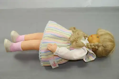 Krahmer Puppe Holzkopf  Kuck in die Welt Mädchen 918 DDR 35cm  (K62 )E