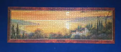 M.I.C. Panorama Puzzle Exklusiv Edition Toskana Bucht 1000 Teile KOMPLETT #F MF8