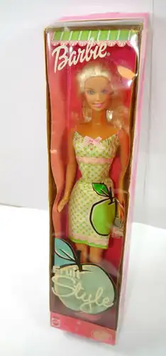 BARBIE 53855 Fruit Style Puppe in kurzen Kleid MATTEL mit OVP (K79)