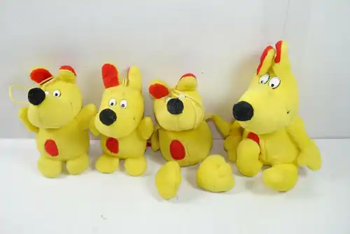 C&A Hund Schnuppi 4 vers. Stofftier Werbefigur Maskottchen   K22H
