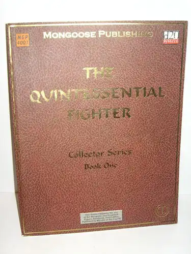 THE QUINTESSENTIAL FIGHTER Collector Series Book 1 Rollenspiel Buch (WR01)