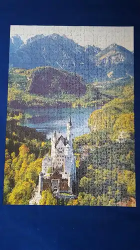 Ravensburger Puzzle 157631 Königschloß Neuschwanstein 1000 Teile KOMPLETT #E MF8