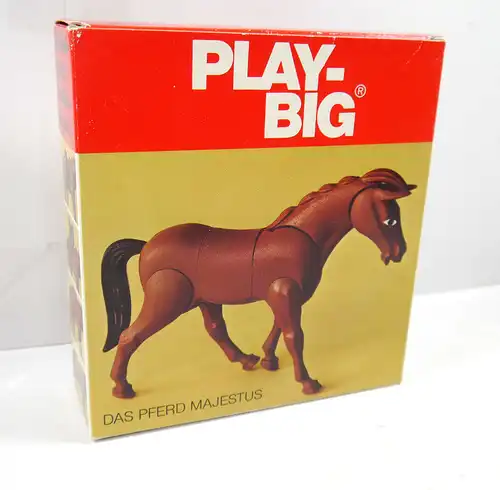 PLAY BIG 5761 - 20 : Pferd Majestus Figur 70er > NUR VERPACKUNG < (K65)