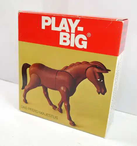 PLAY BIG 5761 - 20 : Pferd Majestus Figur 70er > NUR VERPACKUNG < (K65)