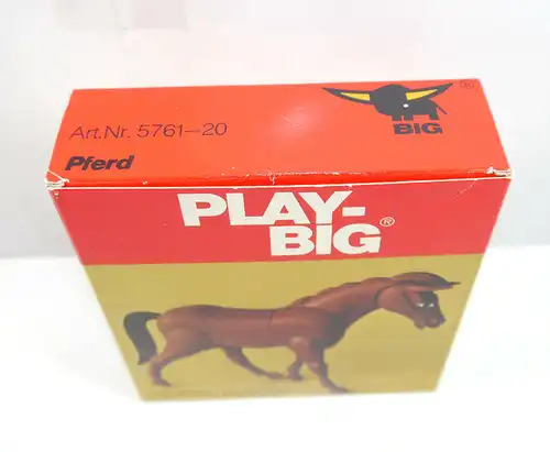 PLAY BIG 5761 - 20 : Pferd Majestus Figur 70er > NUR VERPACKUNG < (K65)