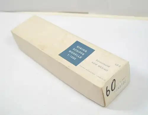 WIKING SCHIFFSMODELLE US3 Schlachtschiff NEW MEXIKO Standmodell 1:1250 (K80)