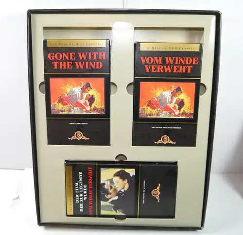 VOM WINDE VERWEHT Best of MGM Classics - 3 VHS Kassetten Set LIMITIERT (MF14)