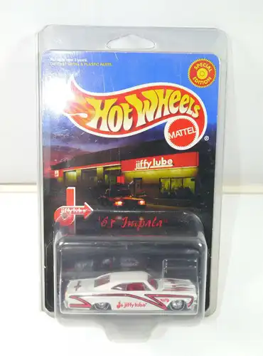 HOT WHEELS Special Edition   Impala 1965 jiffy lube Modellauto MATTEL Neu (K13)