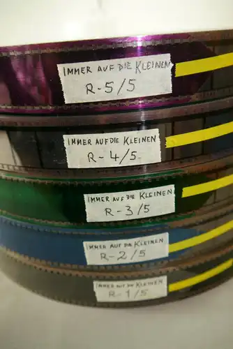 Immer auf die Kleinen 1983 35mm 5 Filmrolle komplett  Kino Film Jerry Lewis  F23