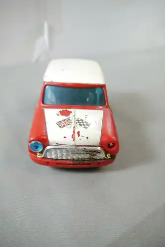 Mini Cooper rot 70er J. Hong Kong Lincoln International Nr. 715 defekt  (K38)