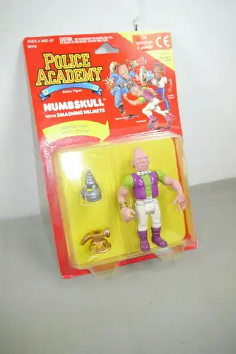 Police Academy  Figur  Serie 1 Numbskull & Smashing Helmets  KENNER OVP (L)