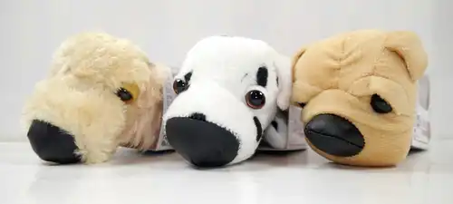 DOG COLLECTION 11er Stofftier plush Set Dalmatiner Collie Pudel EAGLEMOSS (K17)