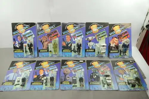 Space Precinct  2040 10 Figuren Set  Garry Anderson´s Vivid OVP 1994 (L)