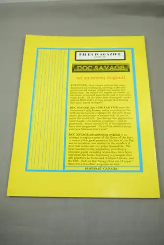 Files Magazine Focus on DOC SAVAGE an american original John Peel  (WR2)