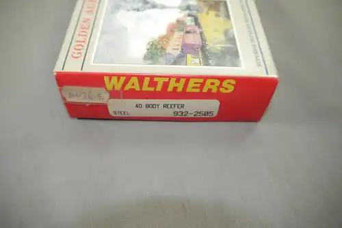 Walther 40 Body Reefer Steel H0 932-2505   (MF17)A