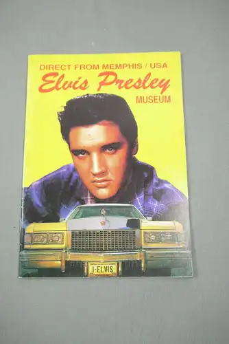 Elvis Presley Museum Direct from Memphis / USA Prospekt Katalog Heft  (MF7)