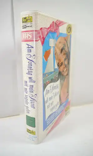 AM SONNTAG WILL MEIN SÜSSER MIT MIR SEGELN GEHN VHS Video Kassette TOPPIC (K85)