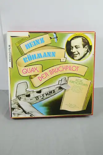 Heinz Rühmann Quax der Buchpilot  Super 8 ca.120m  SW Piccolofilm  (K25)