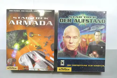 PC Spiele Star Trek Der Aufstand + Armada Windows 95/98 CD Rom Neu OVP K51
